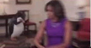 High Quality MRS OBAMA GET DOWN Blank Meme Template