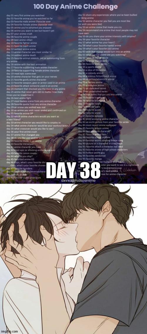 If Yaoi Means "Boys Love", Then Does Yuri Mean "Girls Love" | DAY 38 | image tagged in 100 day anime challenge,boys kissing | made w/ Imgflip meme maker