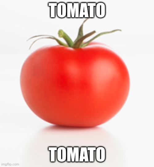 Tomato | TOMATO; TOMATO | image tagged in funny | made w/ Imgflip meme maker
