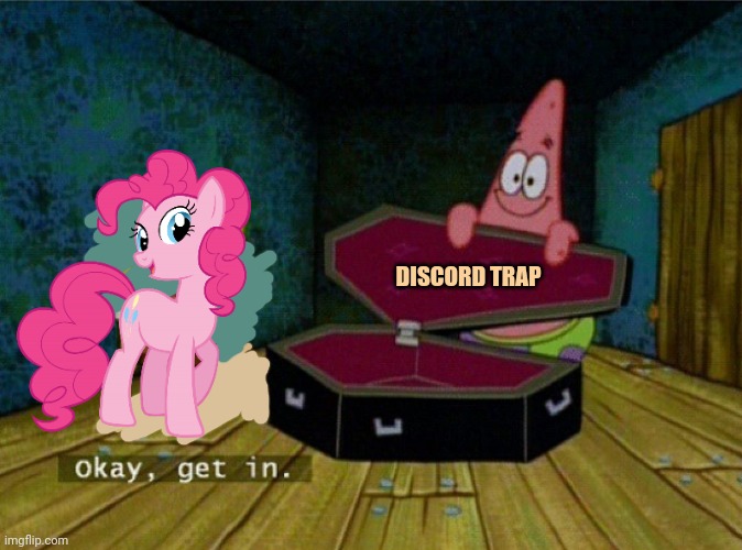 Spongebob Coffin | DISCORD TRAP | image tagged in spongebob coffin | made w/ Imgflip meme maker
