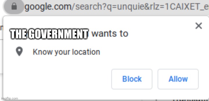 google wants you know your location | THE GOVERNMENT | image tagged in google wants you know your location | made w/ Imgflip meme maker