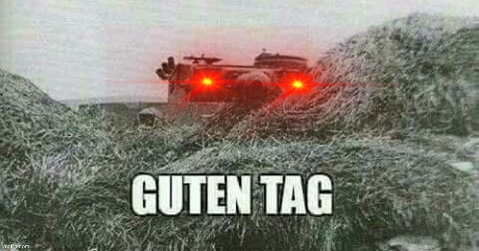 sup chat | image tagged in german guten tag tiger | made w/ Imgflip meme maker