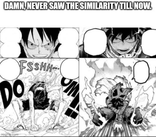 DAMN, NEVER SAW THE SIMILARITY TILL NOW. | made w/ Imgflip meme maker