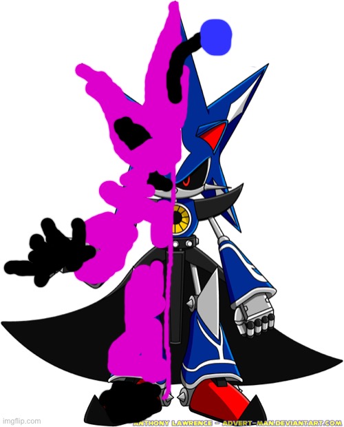 I couldn’t find the pink corruption stream | image tagged in metal sonic | made w/ Imgflip meme maker