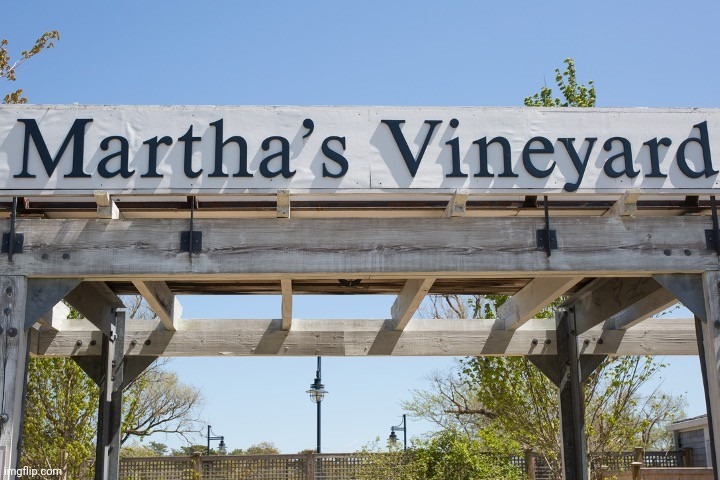 Martha's vineyard sign | image tagged in martha's vineyard sign | made w/ Imgflip meme maker