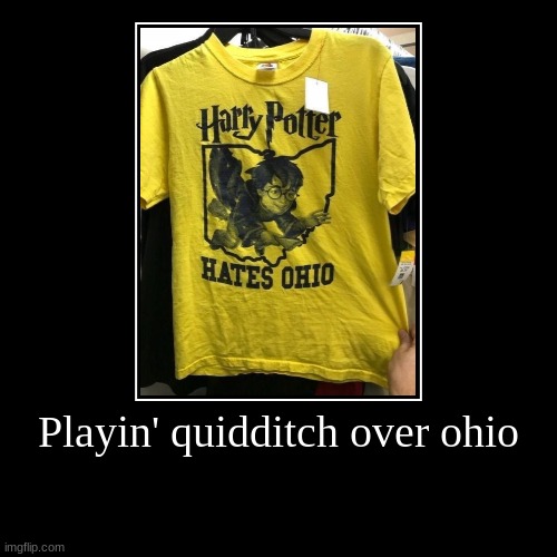 image tagged in funny,demotivationals,harry potter,ohio | made w/ Imgflip demotivational maker
