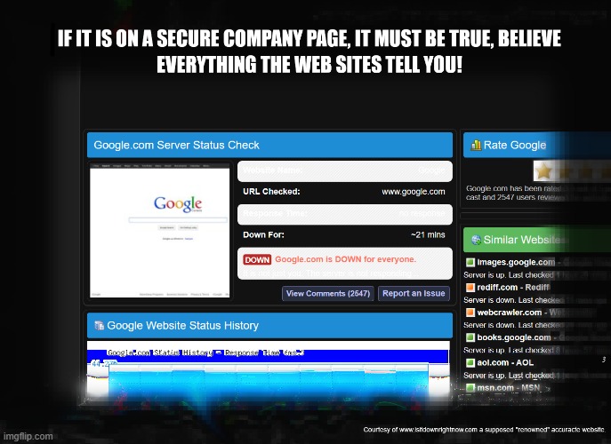 Google is down for everyone... (even though I just used it to get here) | image tagged in google,isitdown,websites,website,stupid | made w/ Imgflip meme maker