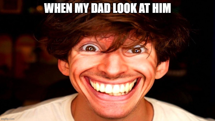 when ur dad says to look at him | WHEN MY DAD LOOK AT HIM | image tagged in flamingo | made w/ Imgflip meme maker