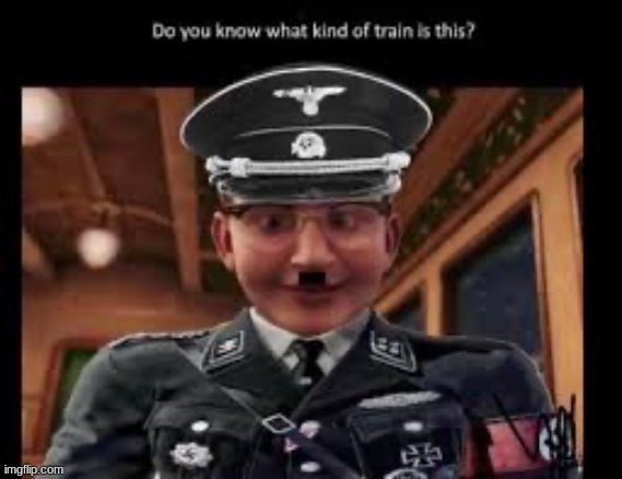 What train is this? | image tagged in dark humor,memes | made w/ Imgflip meme maker