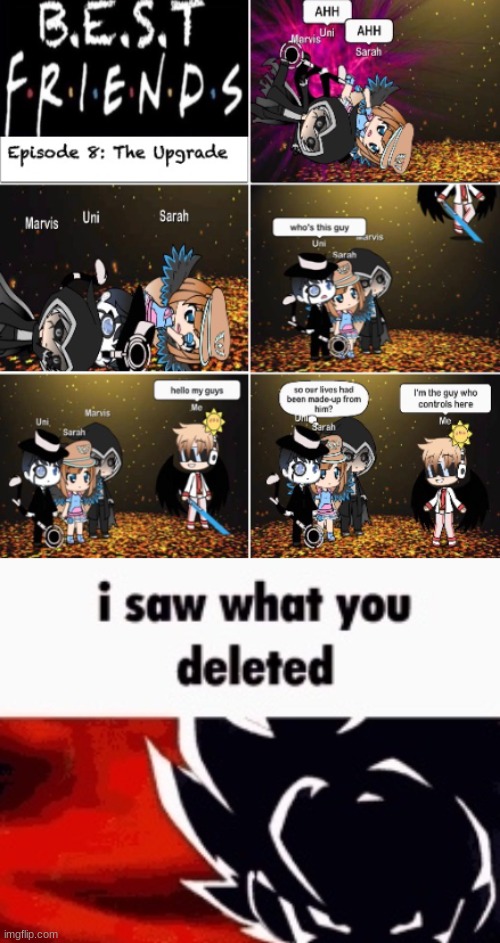 i saw | image tagged in i saw what you deleted | made w/ Imgflip meme maker