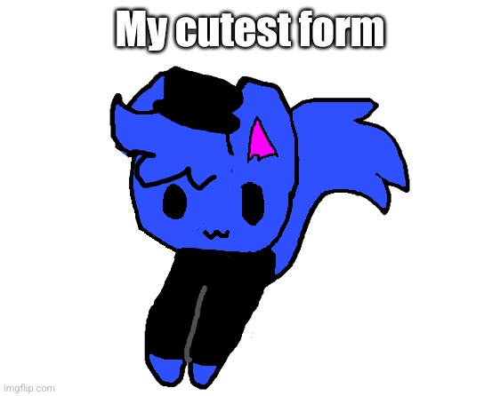 (Original by Zi) | My cutest form | image tagged in shoulder pump | made w/ Imgflip meme maker