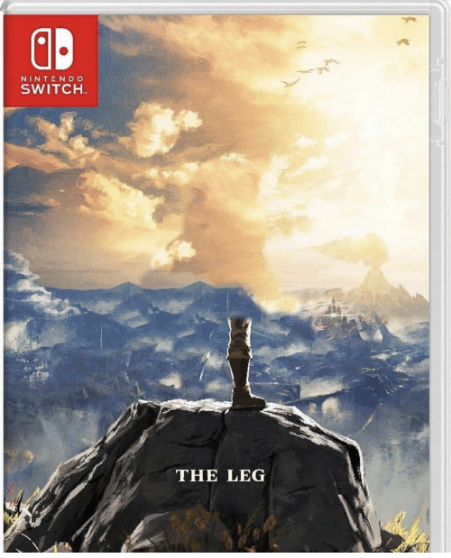 Nintendo Switch The Leg Blank Meme Template