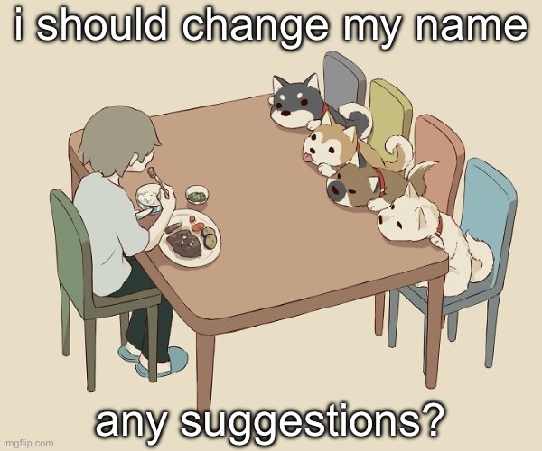 Avogado6 | i should change my name; any suggestions? | image tagged in avogado6 | made w/ Imgflip meme maker