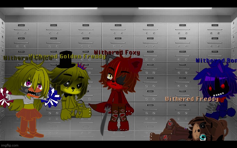 And here's the Withered Animatronics being bored. | made w/ Imgflip meme maker