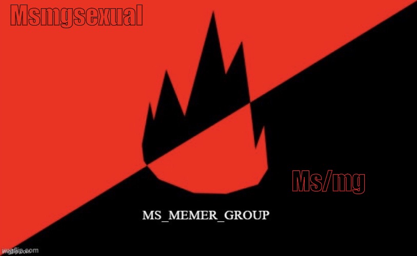 MS memer group flag | Msmgsexual; Ms/my | image tagged in ms memer group flag | made w/ Imgflip meme maker