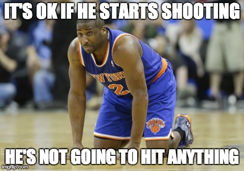 IT'S OK IF HE STARTS SHOOTING HE'S NOT GOING TO HIT ANYTHING | made w/ Imgflip meme maker