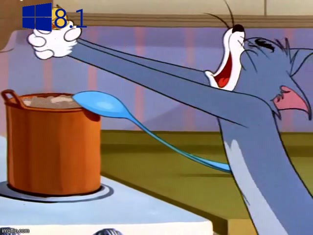 When Windows 8 Point 1 Ended Support | image tagged in tom and jerry tom saying no,tom and jerry,microsoft,windows,microsoft windows,windows 8 | made w/ Imgflip meme maker
