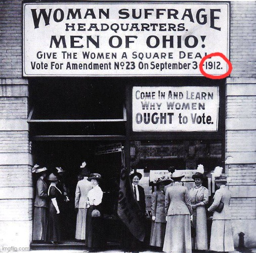 in 1912 they said that in prediction that Ohio would become a meme | image tagged in voters,ohio | made w/ Imgflip meme maker