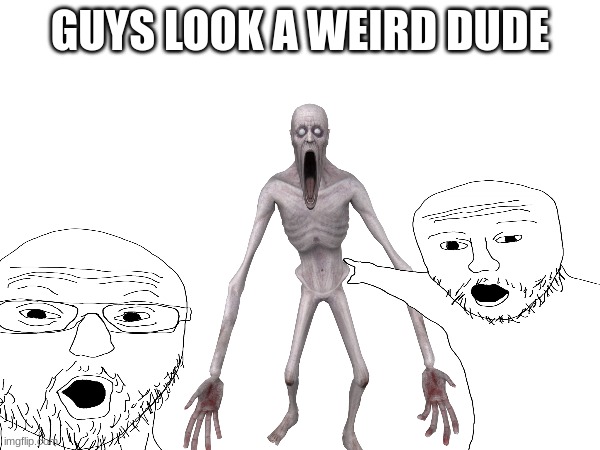 uh wait what | GUYS LOOK A WEIRD DUDE | image tagged in ohio | made w/ Imgflip meme maker