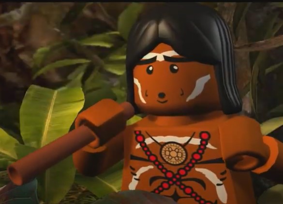 Lego Hovitos Tribesman Cringe Blank Meme Template