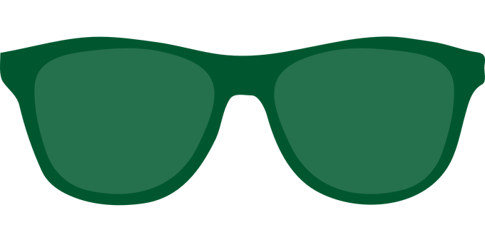 Lentes obscuros verdes Blank Meme Template
