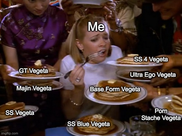 High Quality Vegan Pancakes Blank Meme Template