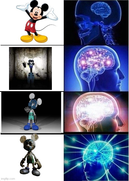 2020 had its good parts | image tagged in memes,expanding brain,disney | made w/ Imgflip meme maker