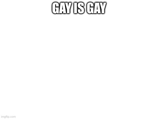 is gay gay? | GAY IS GAY | image tagged in gy | made w/ Imgflip meme maker