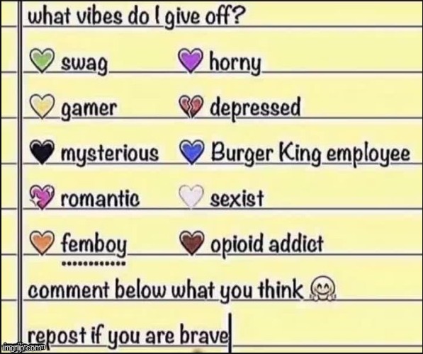 i wanna see what you guys think of me | made w/ Imgflip meme maker