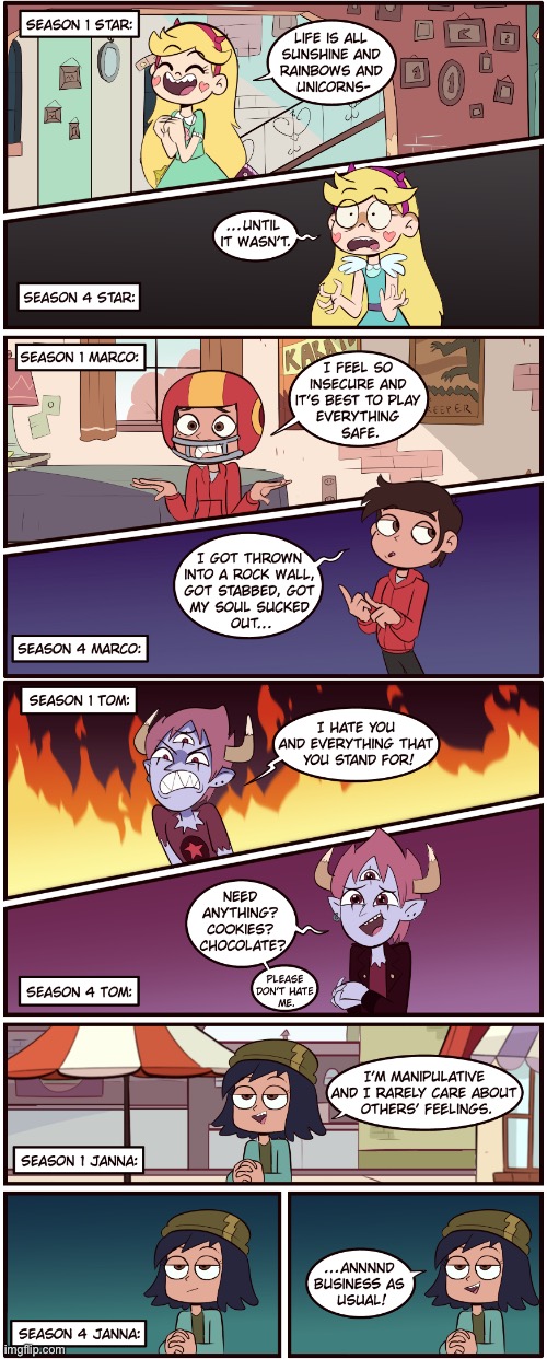 Comments Turned off, I don’t want to be Comment-Bombed by a Massive wave of Haters | image tagged in morningmark,svtfoe,comics/cartoons,star vs the forces of evil,comics,memes | made w/ Imgflip meme maker