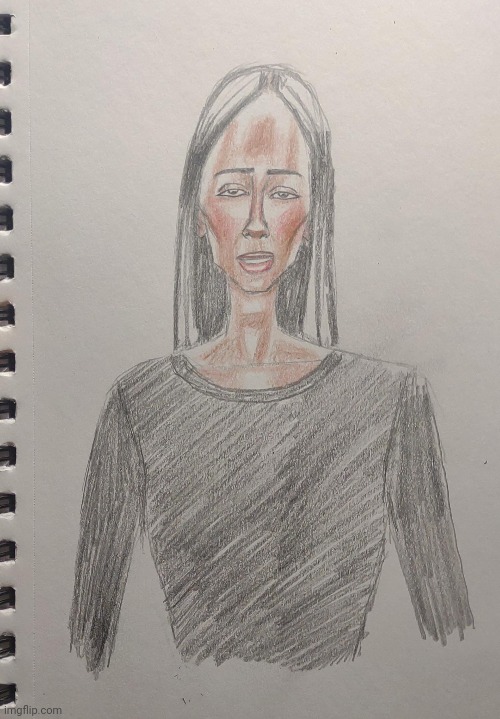 Drawing Of Wife | image tagged in wife,drawing,drawings,memes,meme,traditional art | made w/ Imgflip meme maker