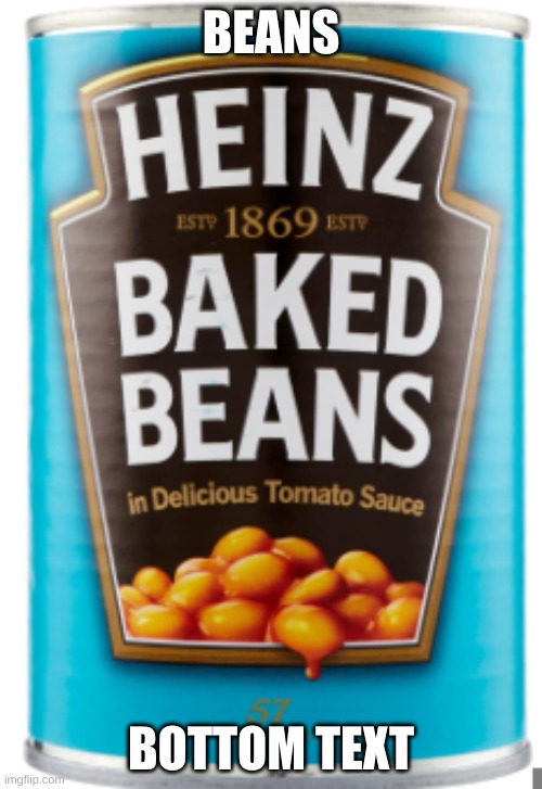 beans | BEANS; BOTTOM TEXT | image tagged in funny memes | made w/ Imgflip meme maker