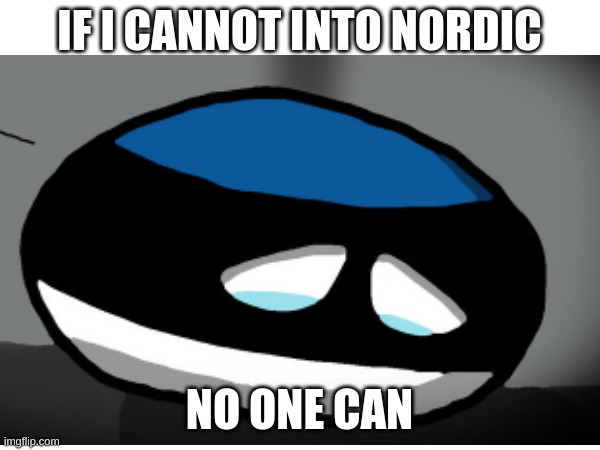 IF I CANNOT INTO NORDIC NO ONE CAN | made w/ Imgflip meme maker