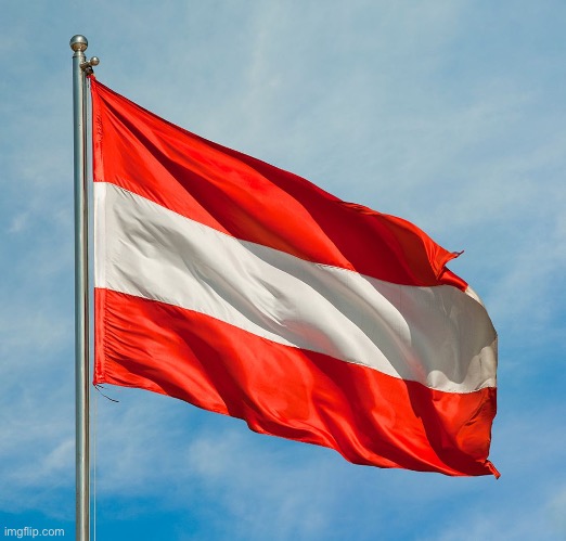 austrian flag | image tagged in austrian flag | made w/ Imgflip meme maker