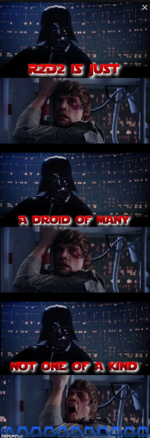 Credit to doomer yag | image tagged in luke nooooo,darth vader,luke skywalker,the empire strikes back,i am your father | made w/ Imgflip meme maker
