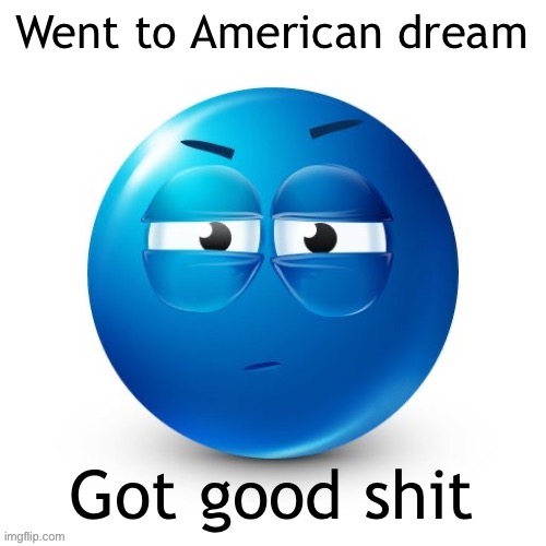 looking. | Went to American dream; Got good shit | image tagged in looking | made w/ Imgflip meme maker
