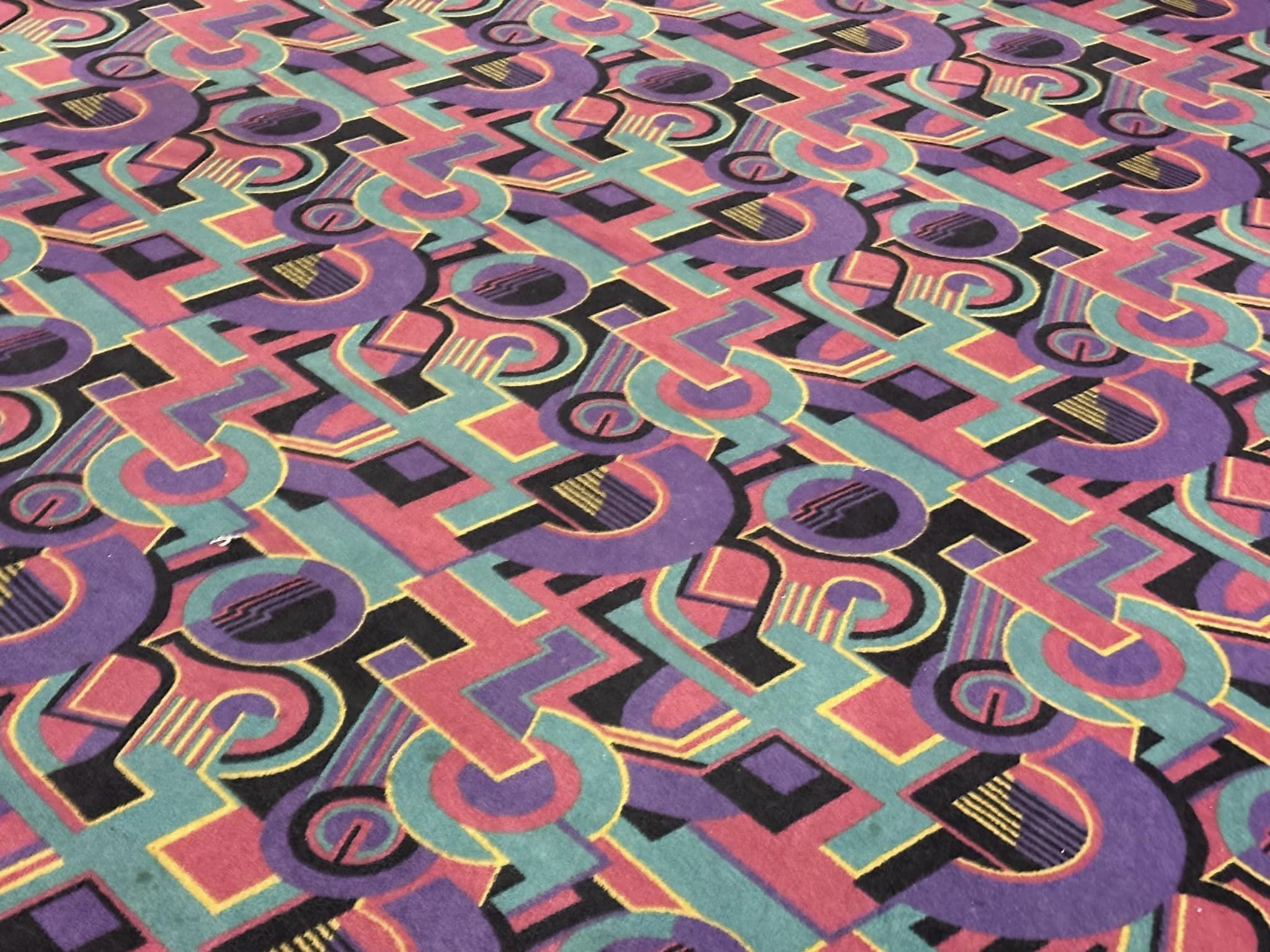 movie theater carpet 1980s Blank Meme Template