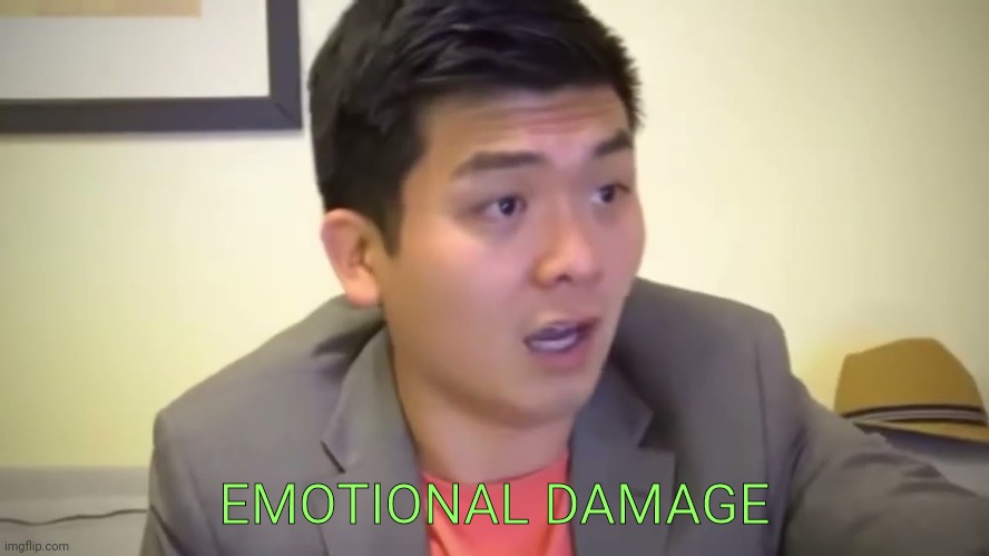 Emotional Damage | EMOTIONAL DAMAGE | image tagged in emotional damage | made w/ Imgflip meme maker