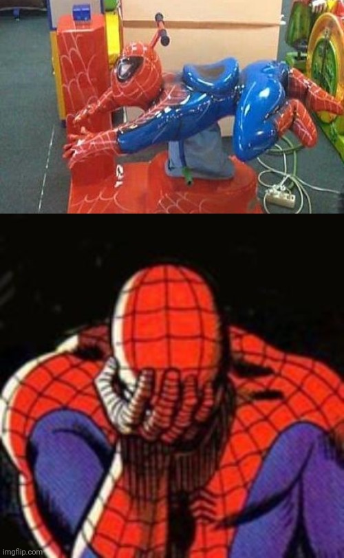 Spider-Man design fail | image tagged in memes,sad spiderman,you had one job,spider-man,spiderman,design fails | made w/ Imgflip meme maker