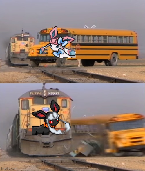 This is kinda true. (not meant to be mean) | image tagged in a train hitting a school bus | made w/ Imgflip meme maker