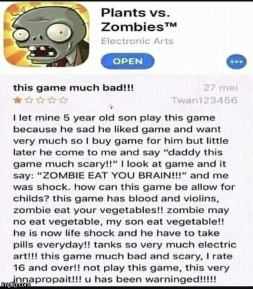 this is a repost | image tagged in pvz,plants vs zombies | made w/ Imgflip meme maker