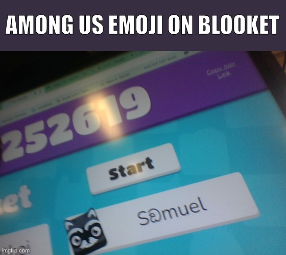 We did this lඞst year | AMONG US EMOJI ON BLOOKET | image tagged in among us,emoji | made w/ Imgflip meme maker