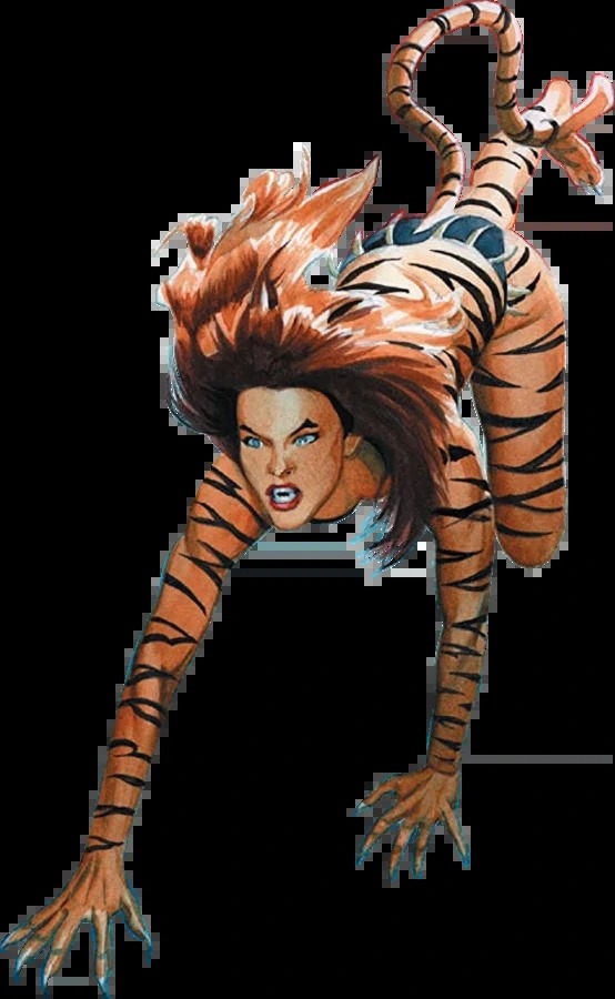 Tigra Alex Ross Transparent Blank Meme Template