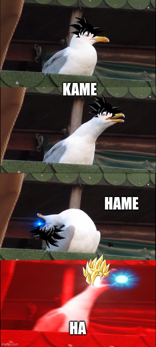 Inhaling Seagull Meme | KAME; HAME; HA | image tagged in memes,inhaling seagull | made w/ Imgflip meme maker