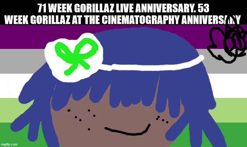 No one from Linkin Park will die on the 11th of January 2024 | 71 WEEK GORILLAZ LIVE ANNIVERSARY. 53 WEEK GORILLAZ AT THE CINEMATOGRAPHY ANNIVERSARY | image tagged in no one from new order will die on the 25th of december 2023 | made w/ Imgflip meme maker