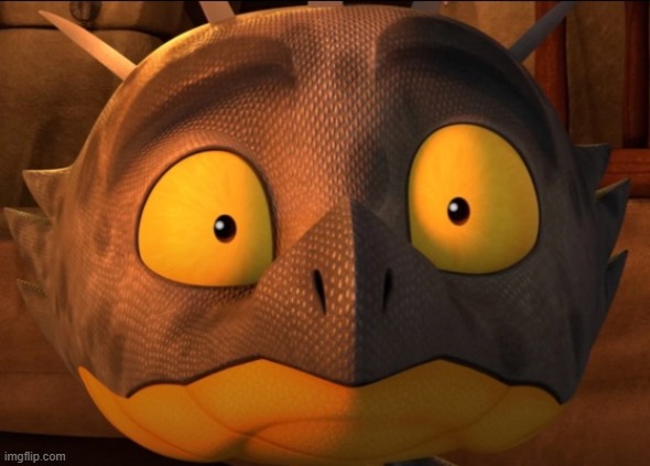 Shocked Cutter | image tagged in shocked cutter,httyd,how to train your dragon | made w/ Imgflip meme maker
