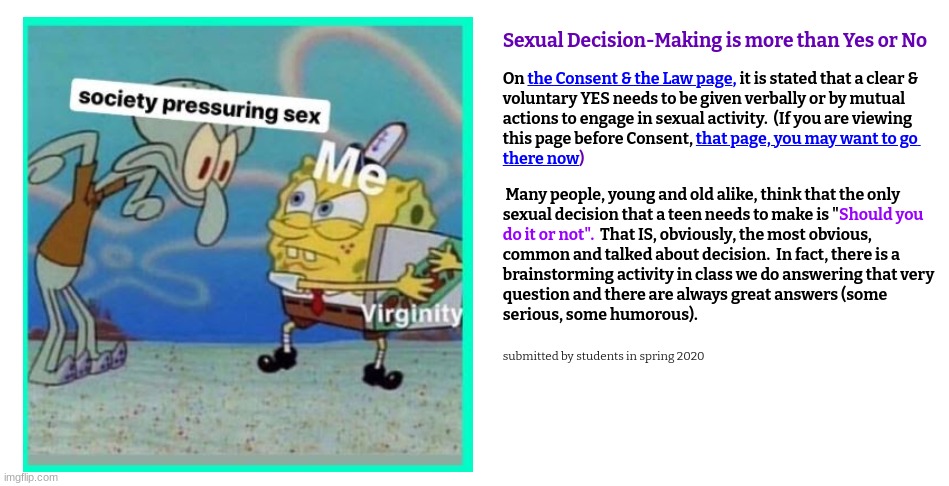the shit my health class be giving me | made w/ Imgflip meme maker