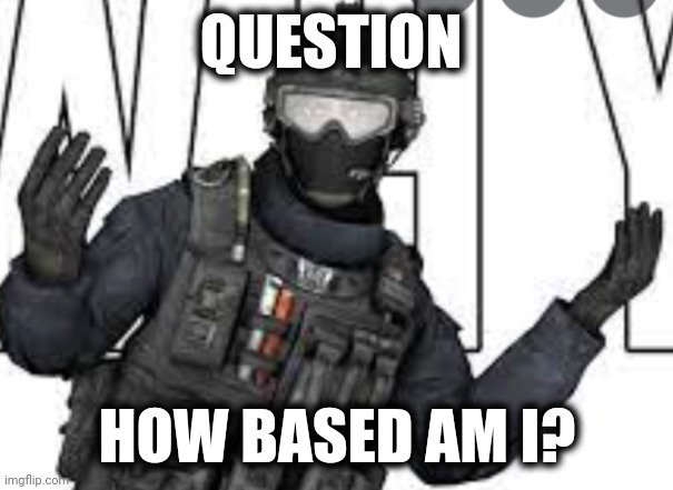 I'm bored | QUESTION; HOW BASED AM I? | image tagged in russian badger | made w/ Imgflip meme maker