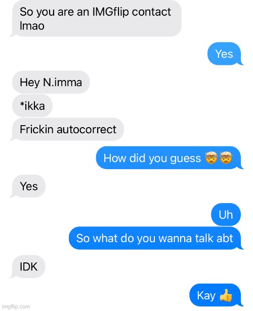 a normal conversation - Imgflip
