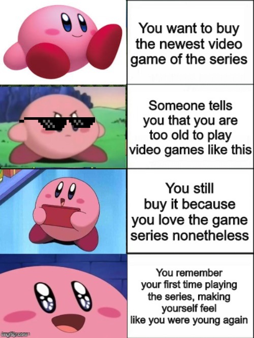 Kirby | image tagged in kirby,young | made w/ Imgflip meme maker